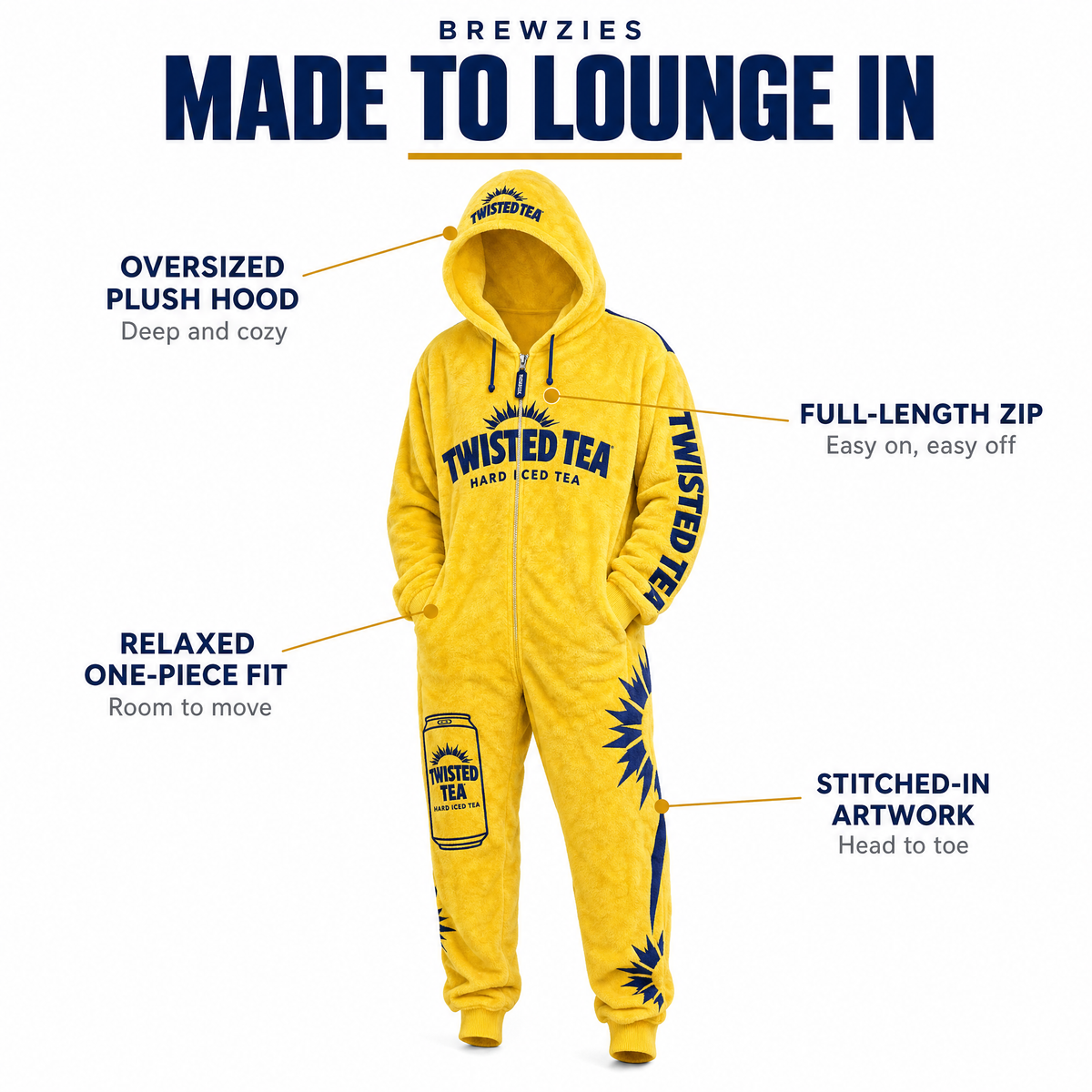 Brewzie's Plush Onesie